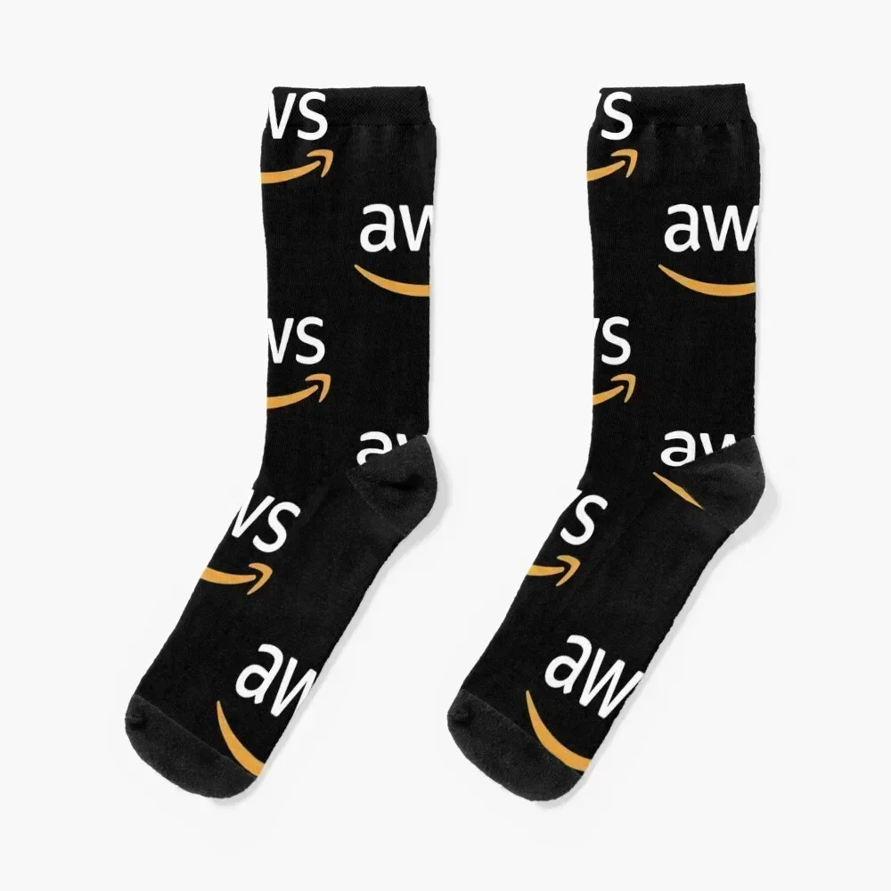 

Aws New Logo 24 Classic Style Shirt For Men - Women Fashionable Shirts - Trending Graphic Shirt White Version Tee Shirt Cu Socks
