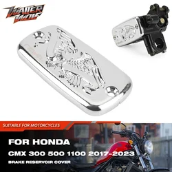 CMX300 CMX500 2017-2023 Brake Master Cylinder Cover For Honda CMX 300 500 CMX1100 Rebel 1100 Reservoir Fluid Cap Guard Protector