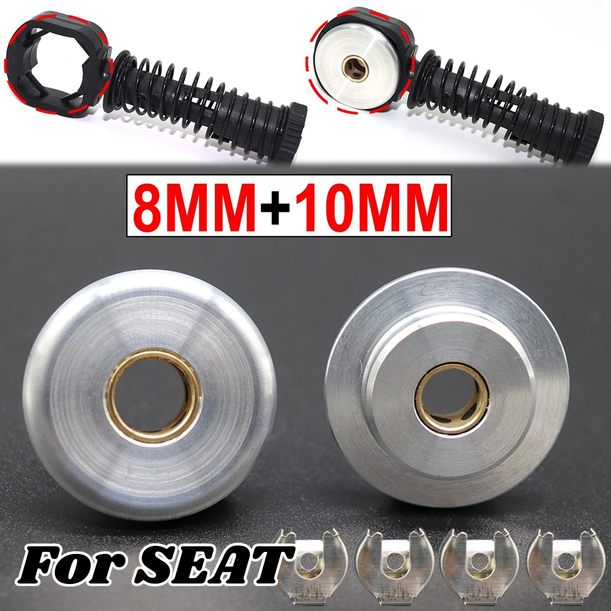 8MM 10MM Aluminum Alloy Metal Upgrade Manual Gear Shift Cable Gearbox Shifter For SEAT Alhambra Arosa Cordoba Ibiza Leon Toledo