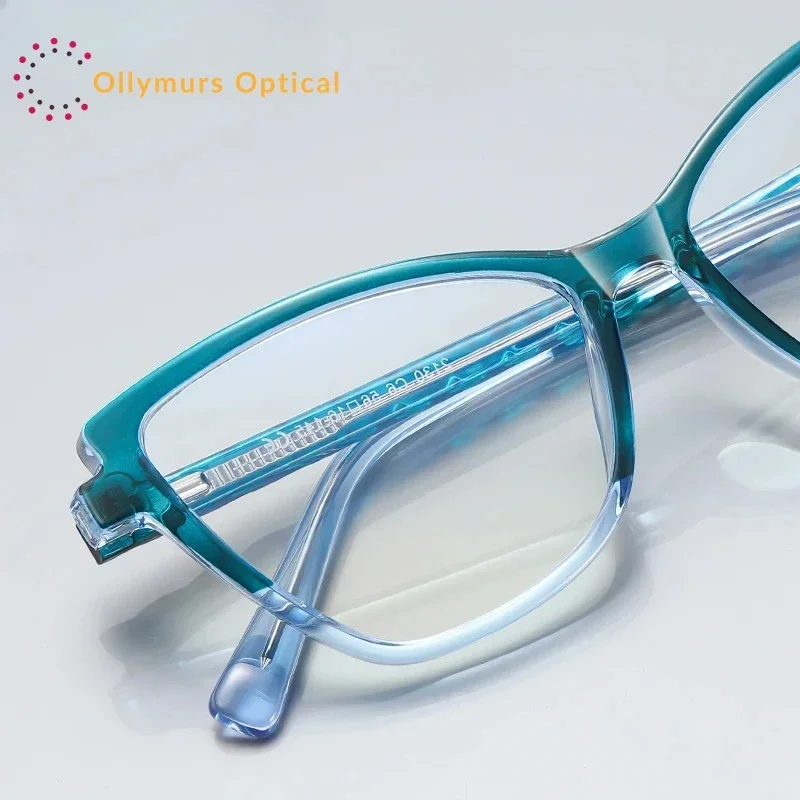 Ollymurs Personalized Butterfly Women's Anti-Blue Light Reading GlassesNew Simple  Customizable Prescription Photochromic PFD213