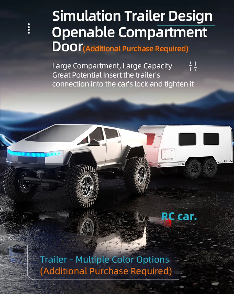 JJRC Nuovo Cyber Pickup Simulazione Fuoristrada Veicolo da arrampicata a quattro ruote motrici Bigfoot Rc Auto telecomandata Giocattolo per ragazzo