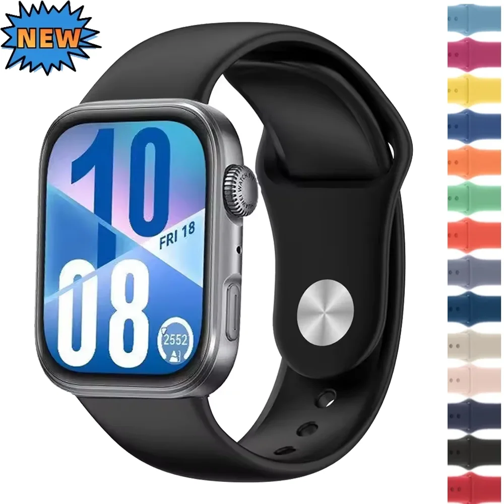 حزام سيليكون رياضي لساعة Huawei Watch Fit 4/4pro Band سوار معصم قابل للتنفس حزام Huawei Watch Fit 3 4 Smartwatch Correa