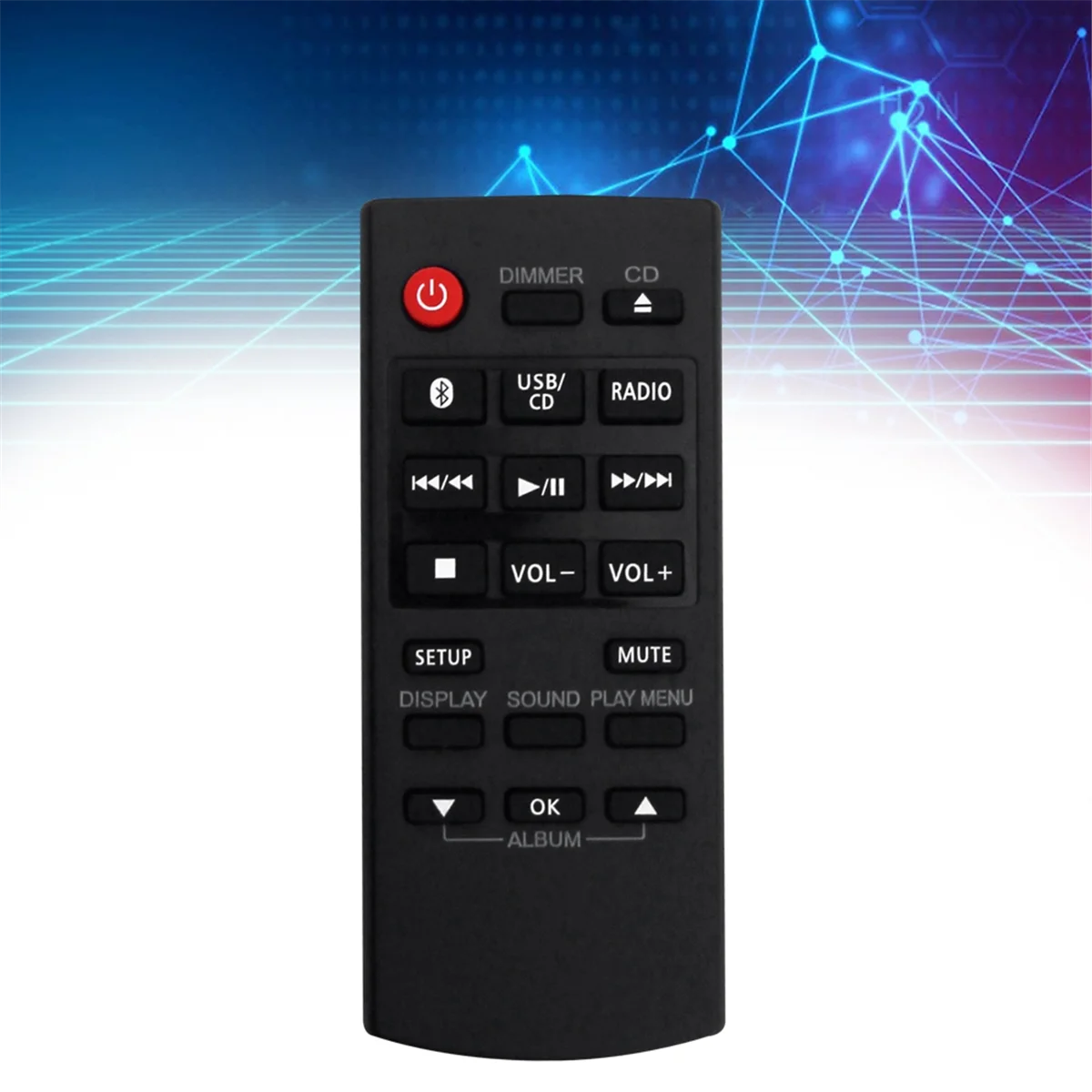 

A98TN2QAYB 000984 Замененный пульт дистанционного управления для Panasonic CD Stereo Sub SA-PM250 SC-PM250 SC-PM600 SC-UX104 SC-HC200 SC-HC200 SB-UX100