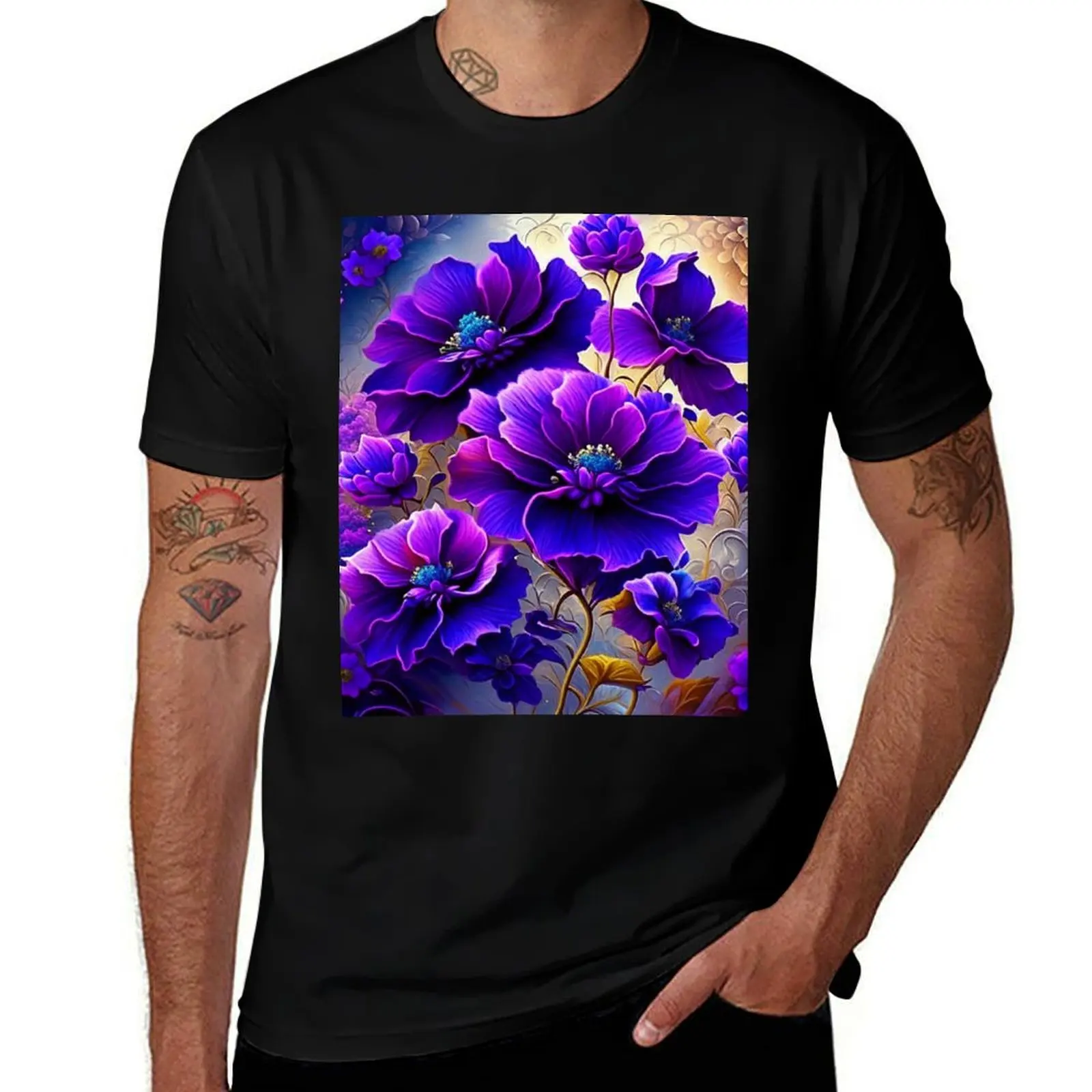 

fresh flowers T-Shirt t shirts for man pack cotton t shirts for man pack white cotton tshirt 100% T-shirt