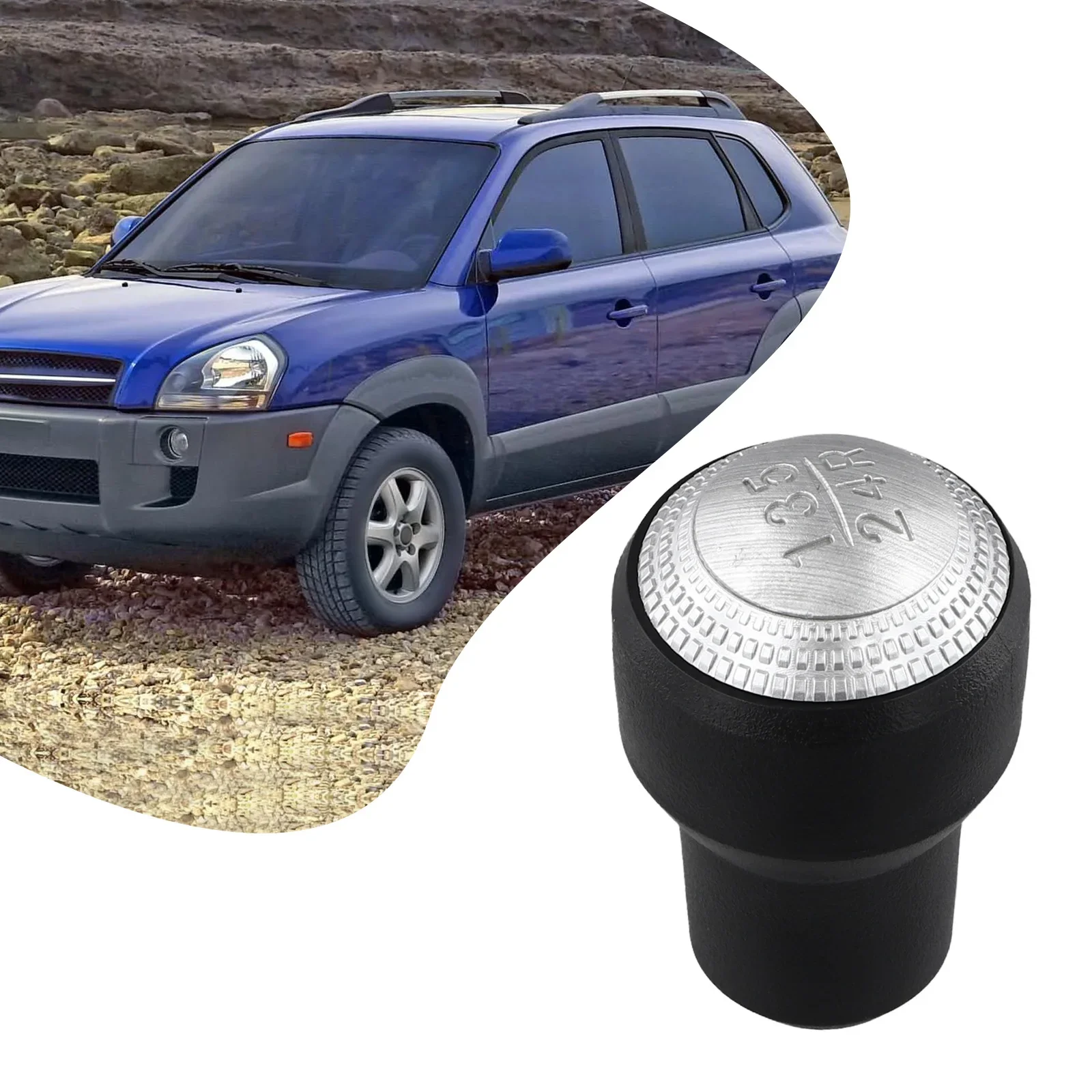 

Gear Knob 5 Speed for Hyundai For Getz 2002 to 2010 and For Kia For Sportage III 2010 to 2015 Compatible Car Interior Upgrade