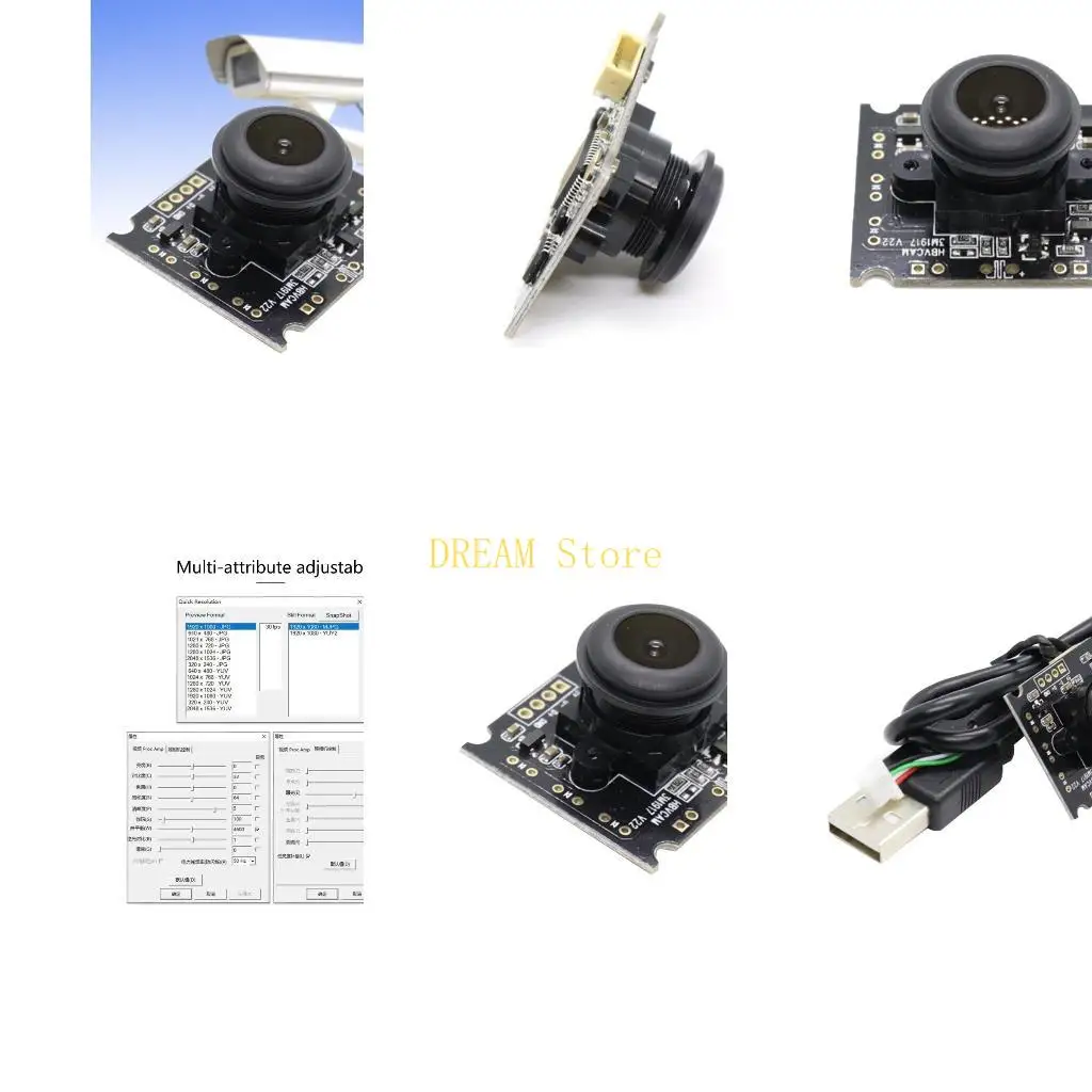 USB Drive Fixed Focusing OV3660 Industrial 3 Million Pixels Camera Best Sale