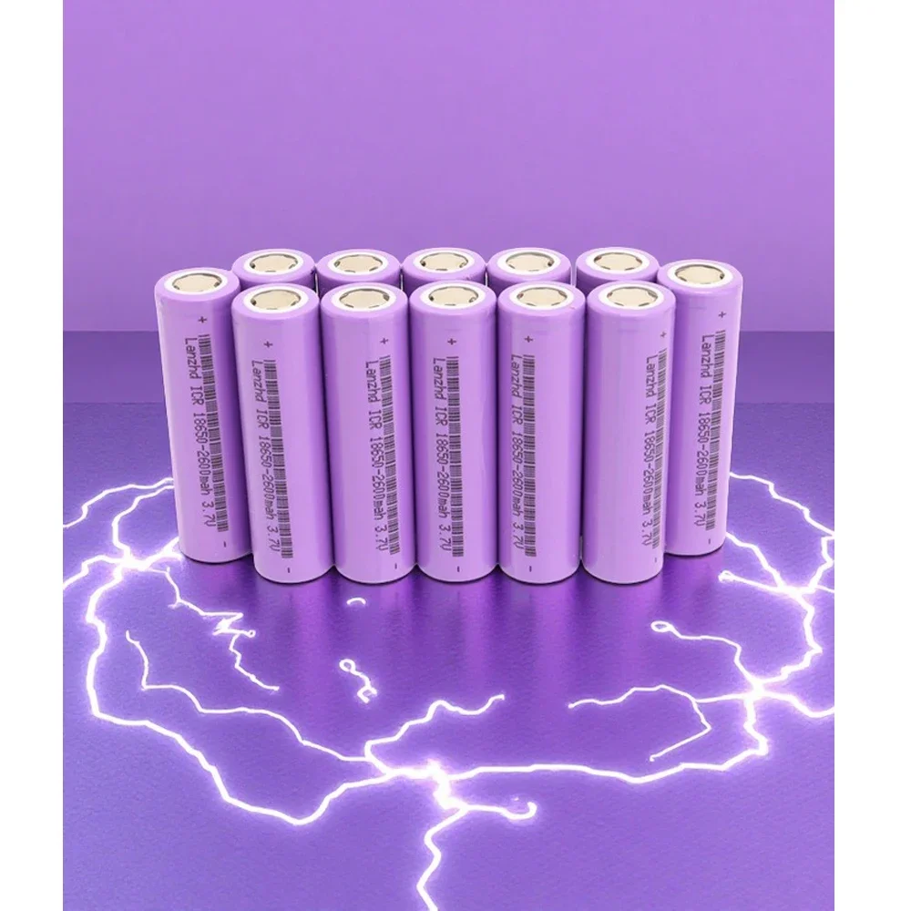 

10-40pcs 18650 Power battery 5C 3.7V Rechargeable batteries 2600mAh lithium Battery for Electric drill Toy Electronic cigarettes