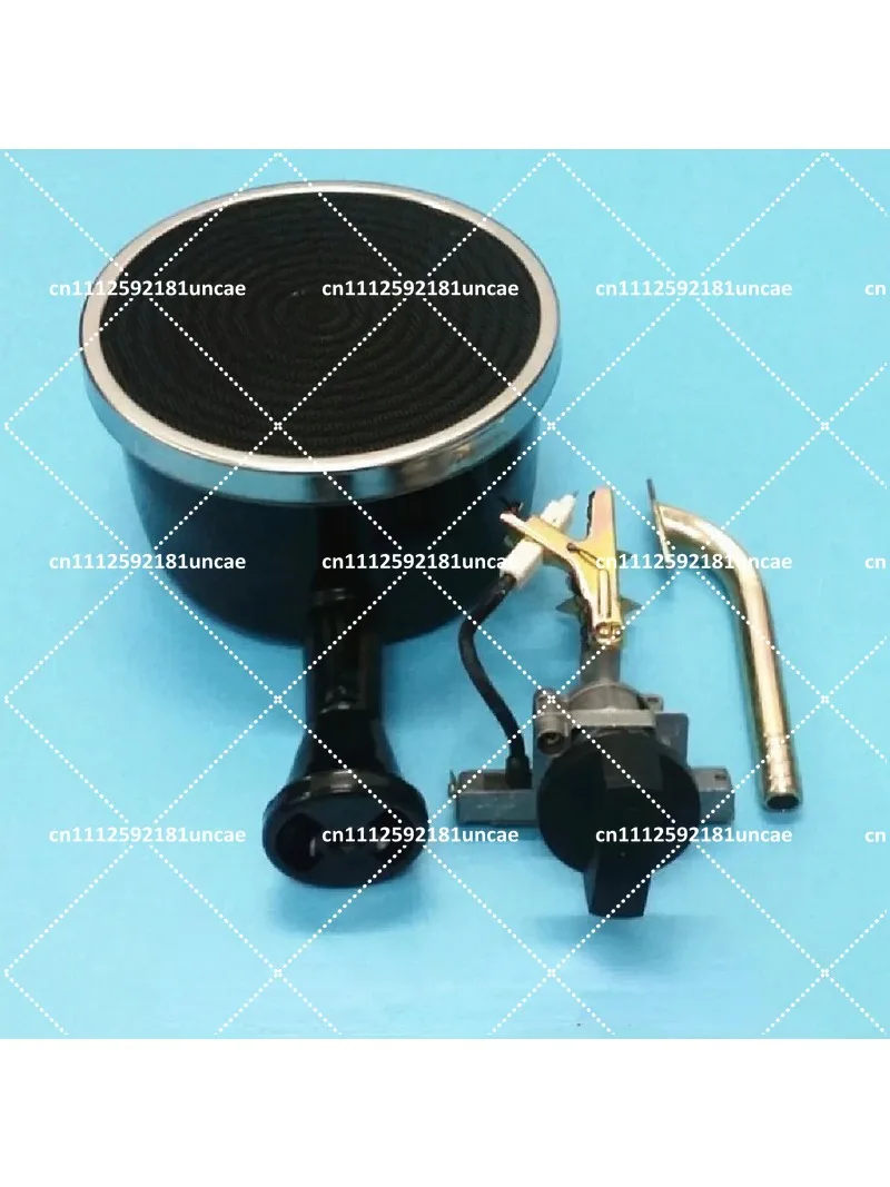 Round Infrared Burner for Natural Liquid Gas Cooking Stove Black Accessories