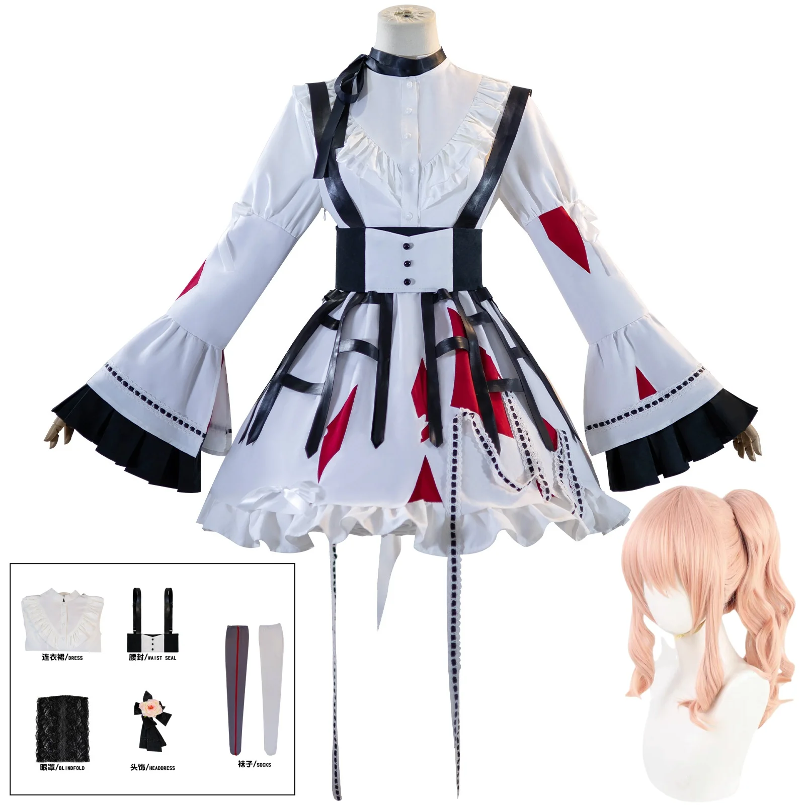 Akiyama Mizuki Cosplay Kostuum PJSK Mooie Feestjurk Uniform Halloween Outfit Vrouwen Nieuw
