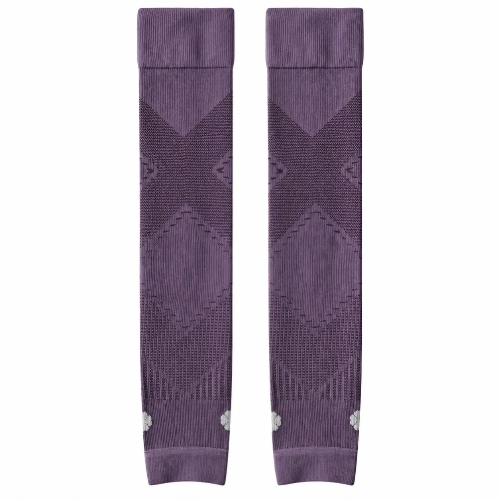 Breathable Mesh High Knee Leg Sleeve Elastic Stretch Segmented Compression Calf Compression Sleeve Sun Protection