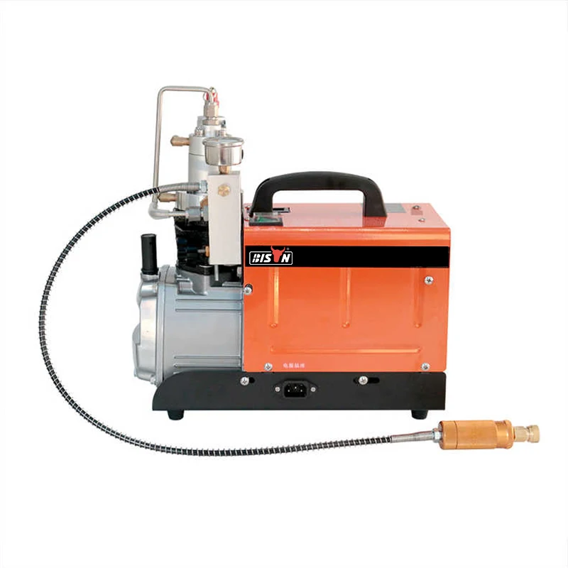 Bison China 300Bar 4500Psi High Pressure Electric Motor 300 Bar Pcp Pump Air Compressor