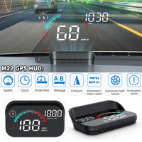 M22 GPS Head-Up Display Auto Electronics HUD Projector Display Digital Car Speedometer Windshield Speed Projector For All Cars