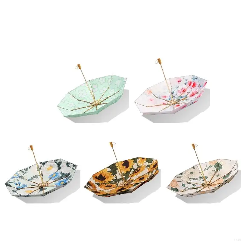 KX4B Przenośny UV na parasol Sun Compact Składany parasol do wiatrówki, deszcz