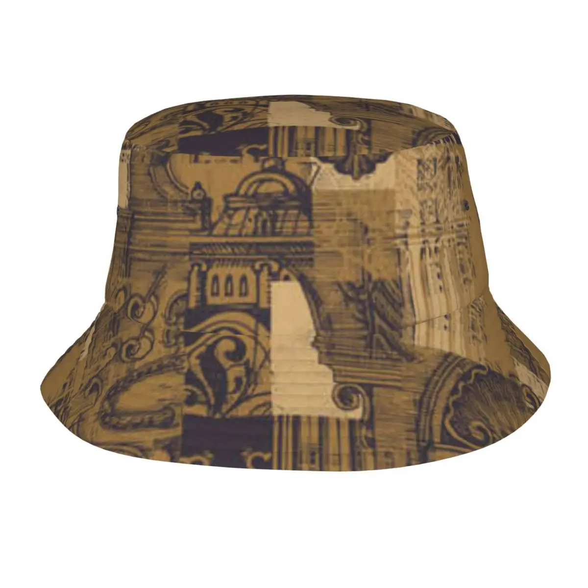 

Ancient Architecture Art Bucket Hat Bob Fisherman Cap Outdoor Travel Sun Visor Fashion Panama