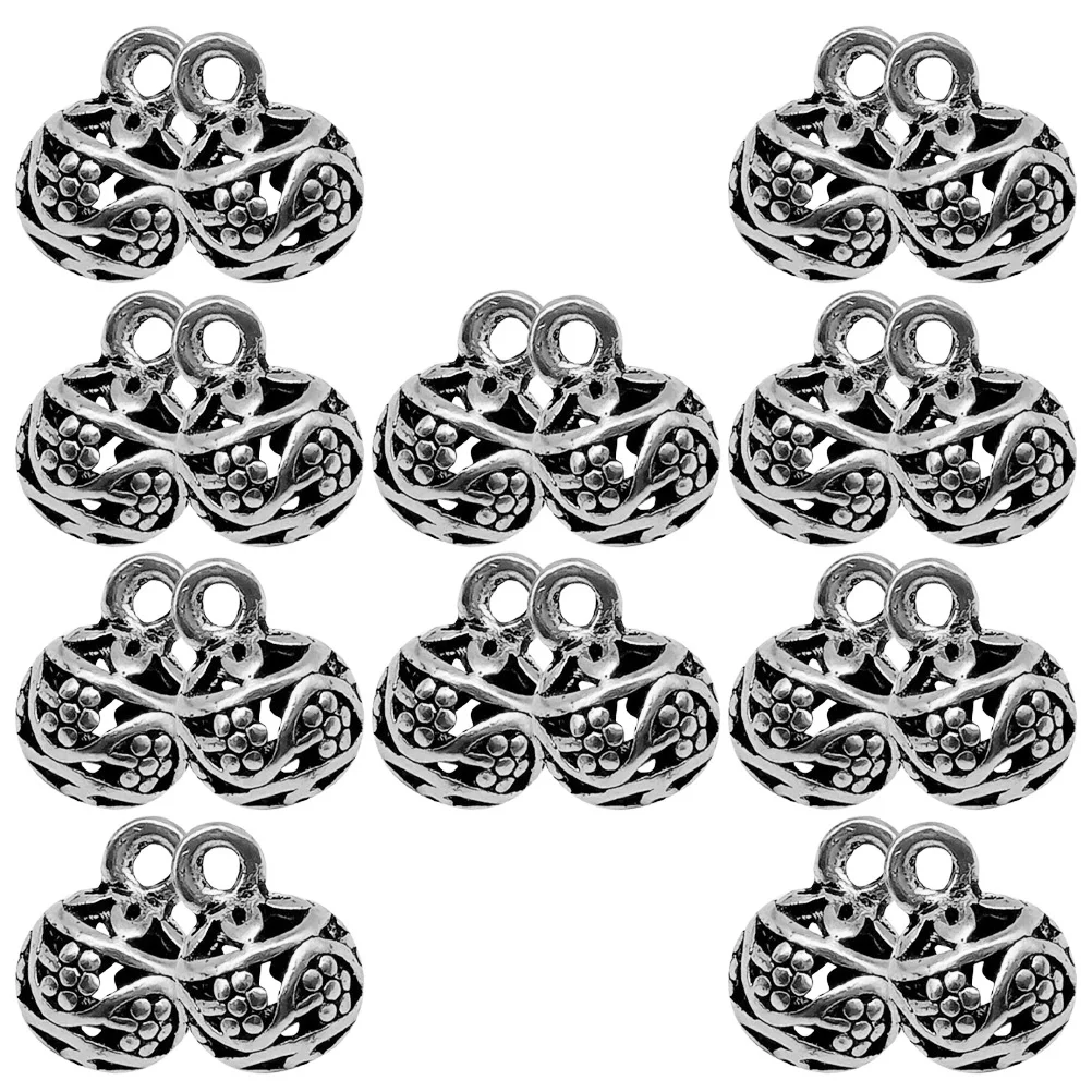 

20Pcs DIY Hollow Ball Alloy Charms Vintage Pendant Necklace Bracelet Jewelry Making Accessories Jewelry Vintage Charms
