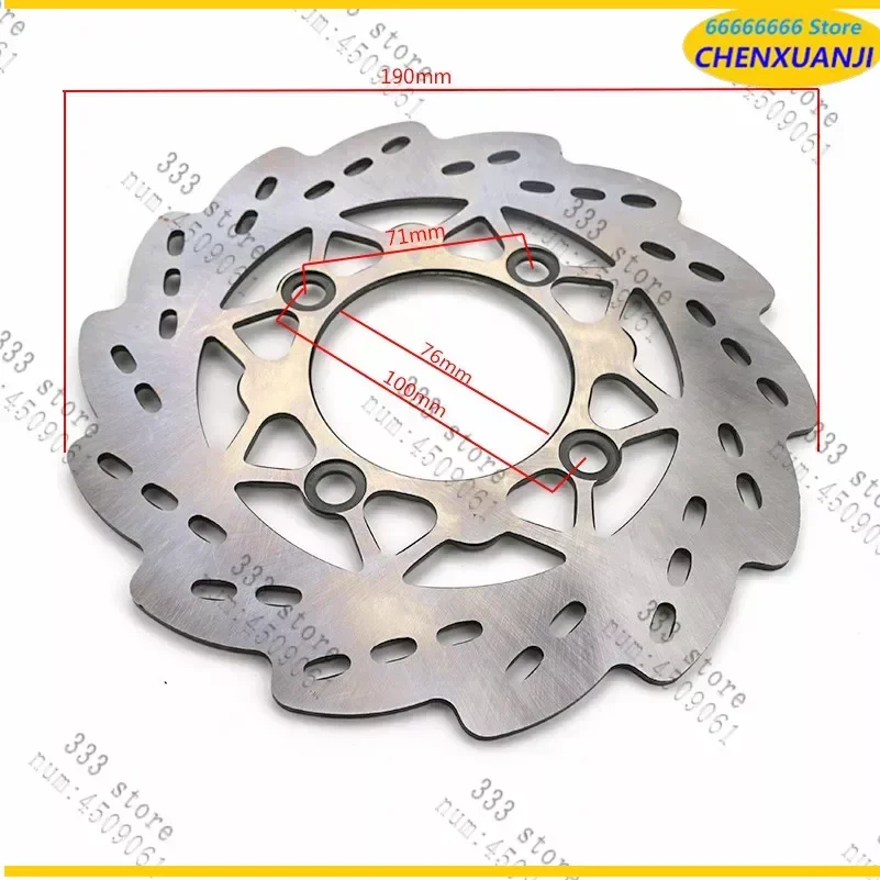 Brake Disc Rotor 190mm Rotor For AX-1 NX250 1989-1994 Dirt Bike Brake Disk Cycling Bicycle bike disk brake rotor  ATV