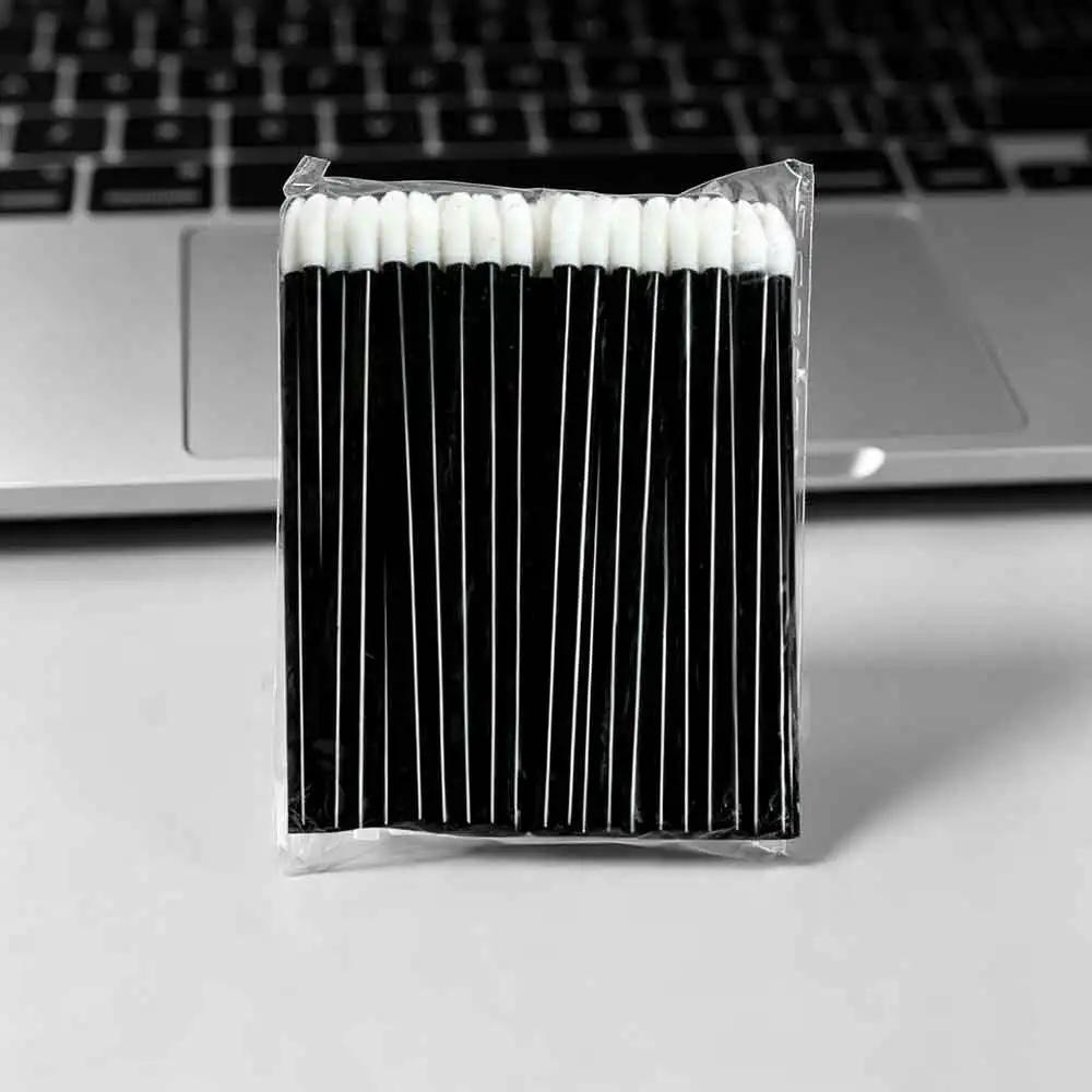 100Pcs Eyelash Extension Mascara Makeup Brushes Cosmetic Tools Lash Extension Applicator Disposable Lip Brush Lipstick Wands