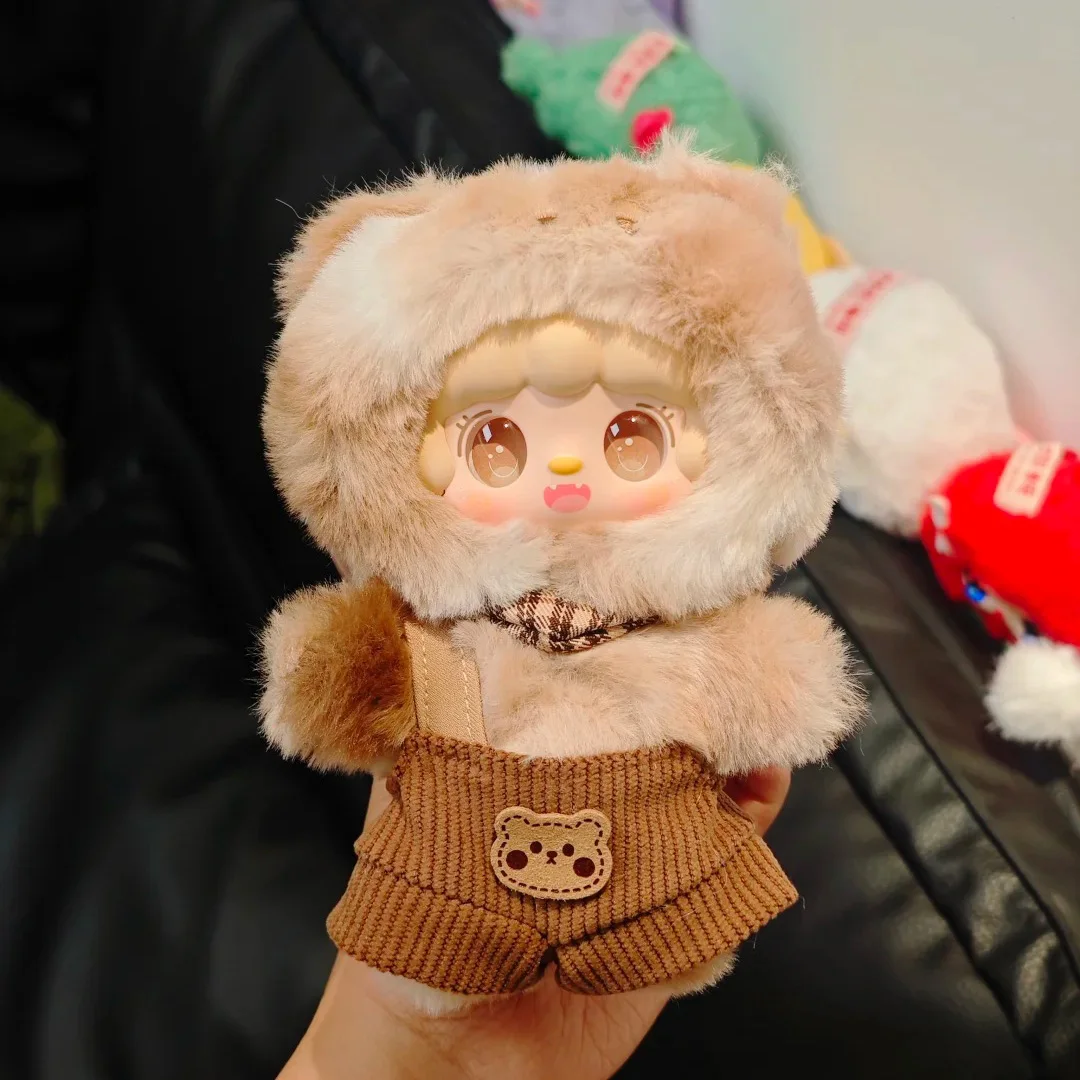 Yooki الدب الصغير خطة الإنارة صندوق أعمى اللعب دمية الشتاء النوم صندوق الغموض الفينيل نموذج الاطفال الهدايا حقيبة قلادة عيون عشوائية