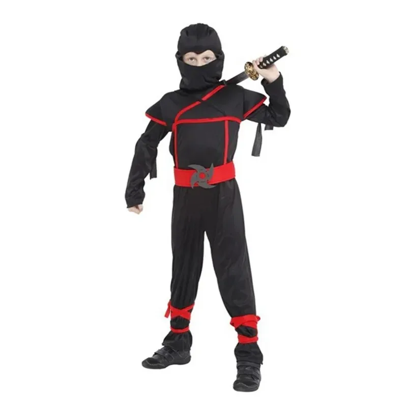 Disfraz de Ninja para niños, disfraces de Carnaval de cumpleaños para niños, vestido de fiesta elegante