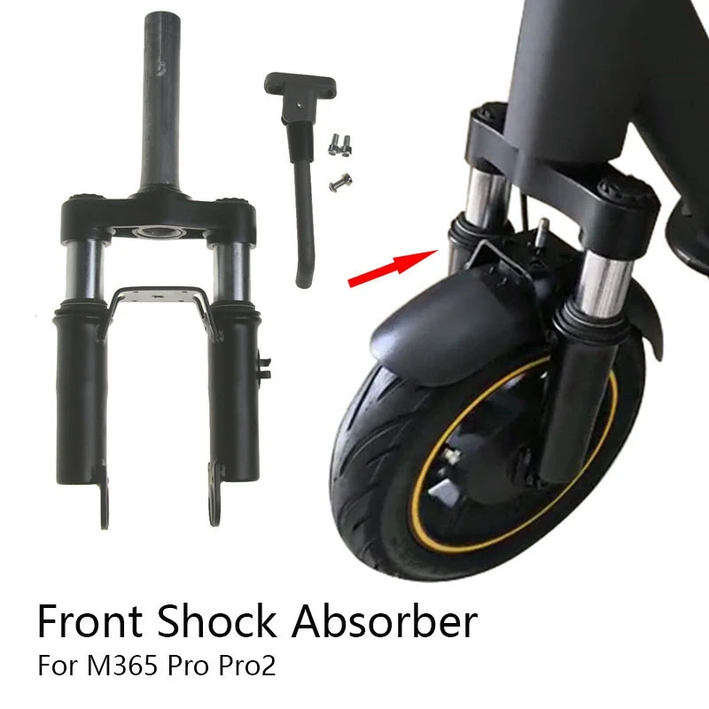 

Electric Scooter Front Shock Absorber Front Fork Suspension Kit With Heighten Foot Support For Xiaomi M365 Pro Pro2