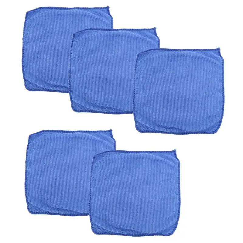 AD23-5Pcs Fiber Absorbent Towel Cleaning Towel 25 X 25CM