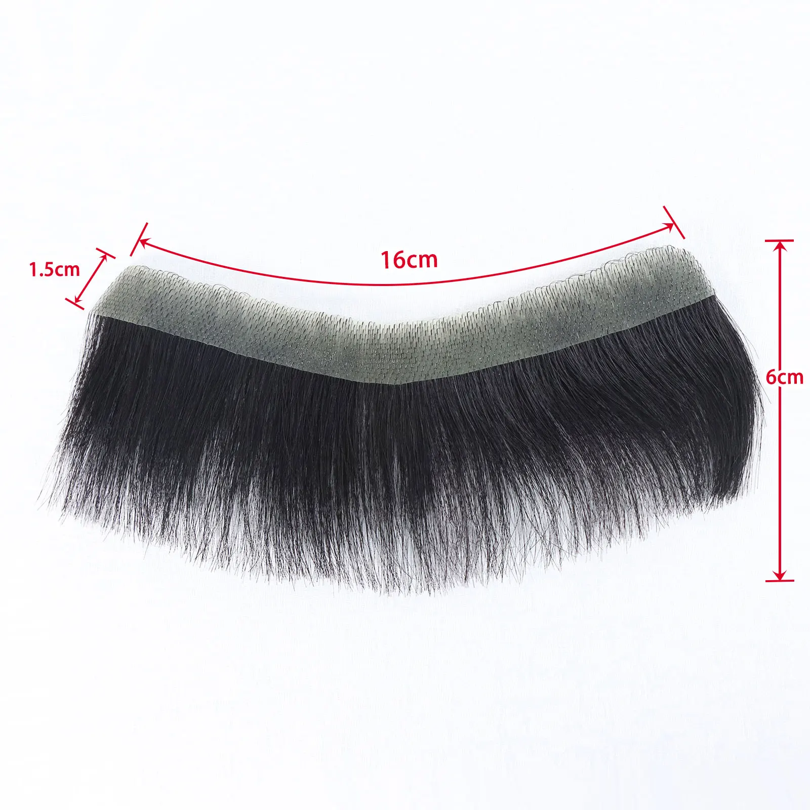 Man Toupee V Style Frontal Hairline For Men Straight Human Hair 0.06mm Ultra Thin Skin PU Natural Color Men\'s Capillary Prosthes