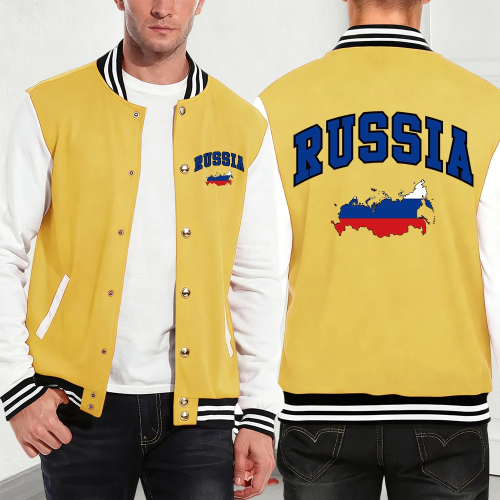 

Русский флаг с цветной картой и принтом, хлопковый бейсбольный трикотаж, мужские зимние термопальто, повседневные карманные куртки, мужская одежда в стиле хип-хоп