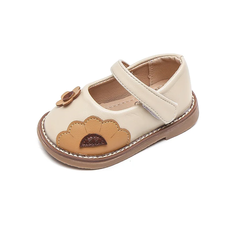 Chaussures en cuir à semelle souple pour enfants, chaussures de princesse, chaussures de marche Mary Gasoline, chaussures plates pour filles, chaussures pour enfants, nouvelle mode