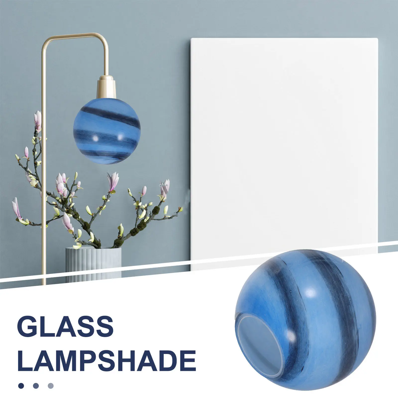 Round Glass Globe Lamp Shade Replacement 5 Inch Fixture Cover Fit G9 E14 Bulbs Pendant Wall Sconces Chandelier Vanity Lighting