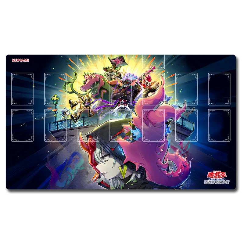Yugioh Goblin Biker Grand Entrance Play Mat Yu-Gi-Oh! TCG OCG ألعاب بطاقات التداول حصيرة Duel لوحة المطاط بطاقة حصيرة الماوس الوسادة #3