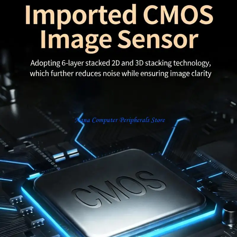 F68C 4KHD Webcam With Double Noise Canceling Microphones And Integrated Speaker For Video Conferencing Online Classes