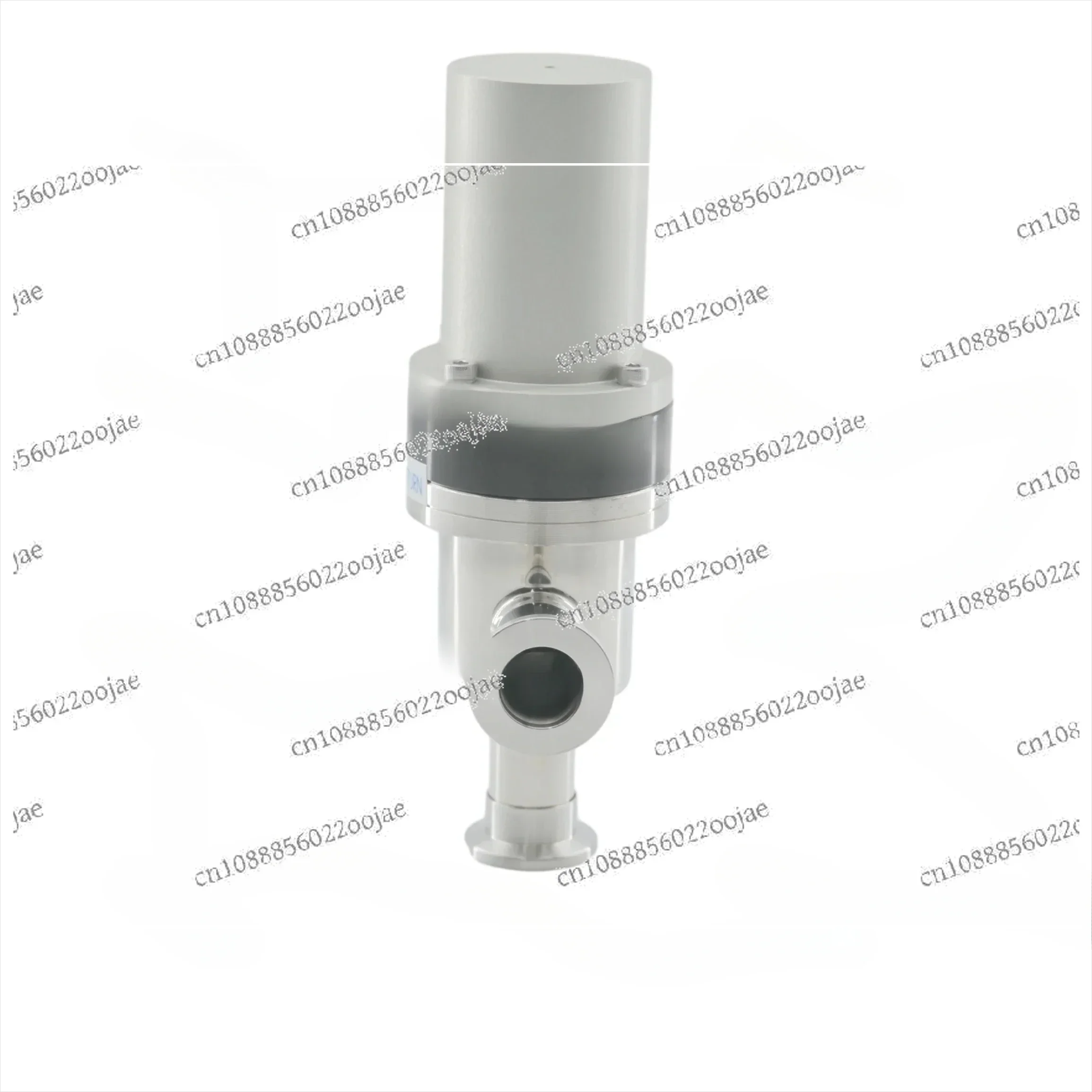 Sanitary Grade Stainless Steel SS304 SS316L KF16 Cylinder Angle Valve L Type Vacuum Flapper Valve