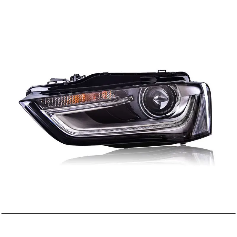 Car Front Lights For Audi A4 2013 2014 2015 2016 A4L S4 B8 Headlamp Upgrade High Configure Led Headlights Assembly Plug and play