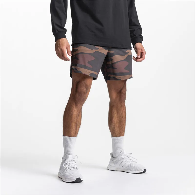 Plus Size Men\'s Sport Running Shorts Casual Custom Summer Trunks Board Wear Sea Air Woven Fabric Light Digital Printing Gym