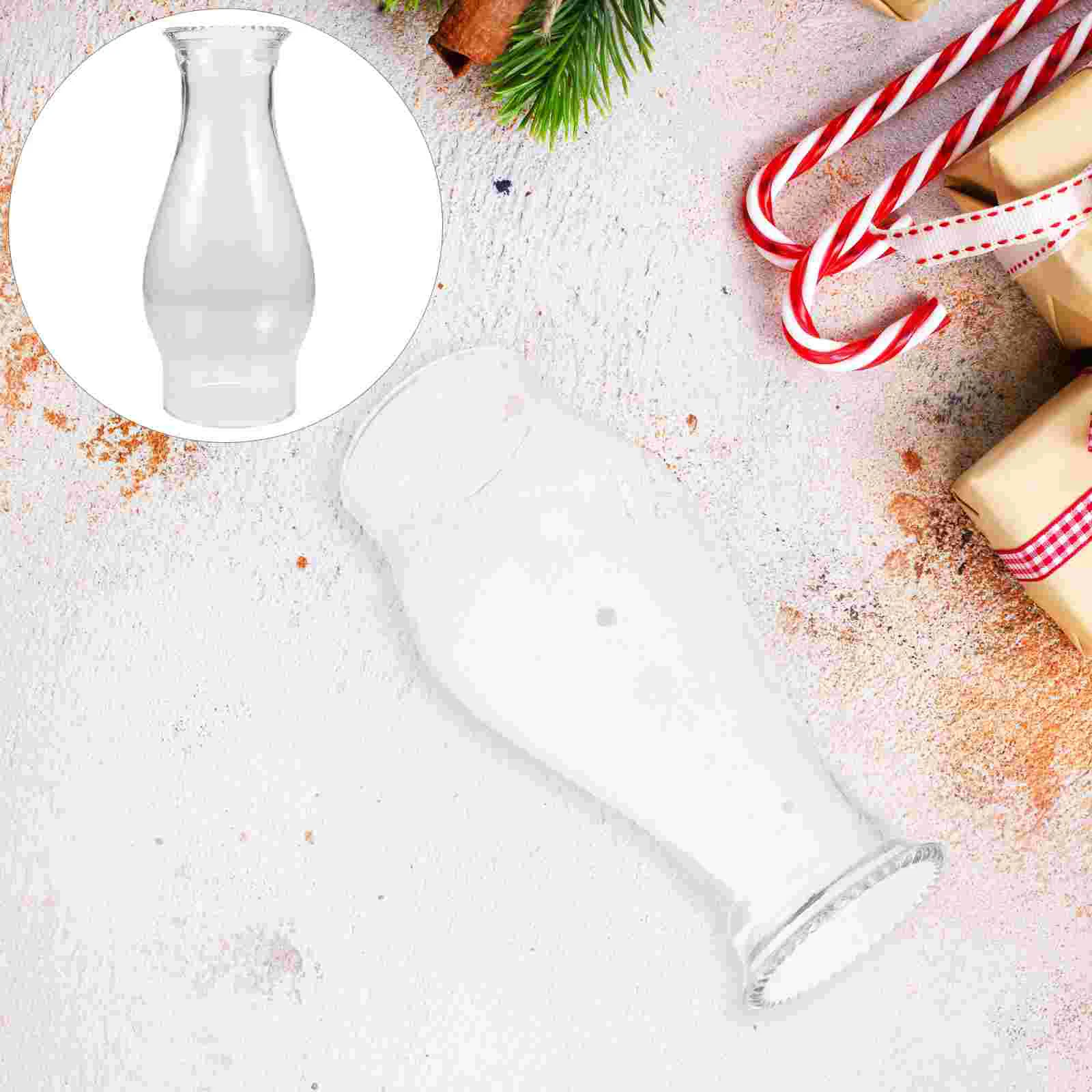 Glass Chimney Oil Lamp Cover Transparent Replacement Kerosene Lamp Shade oil lamp chimney kerosene lamp cover