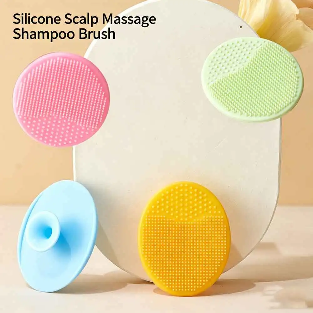 Soft Comb Newborn Hair Accessories Baby Care Fetal Head Fat Comb Infant Bathing Massager Cleaning Supplies Infant Silicon Head