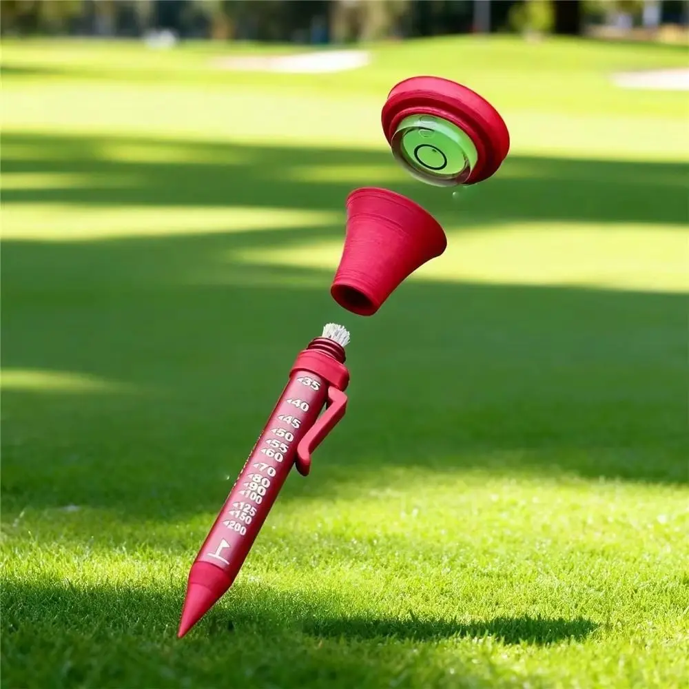 Multi-functional Multi-functional Golf Spike Magnetic Aluminum Alloy Golf Multi-Function Tool 6-in-1 Creative Golf Ball Holder