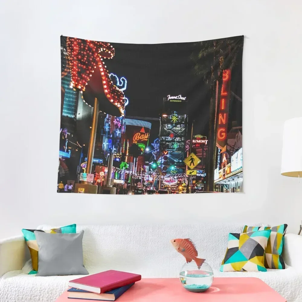 

Las Vegas Neon Lights Tapestry Aesthetic Room Decorations Decor For Bedroom Christmas Decoration Wall Decoration Items Tapestry