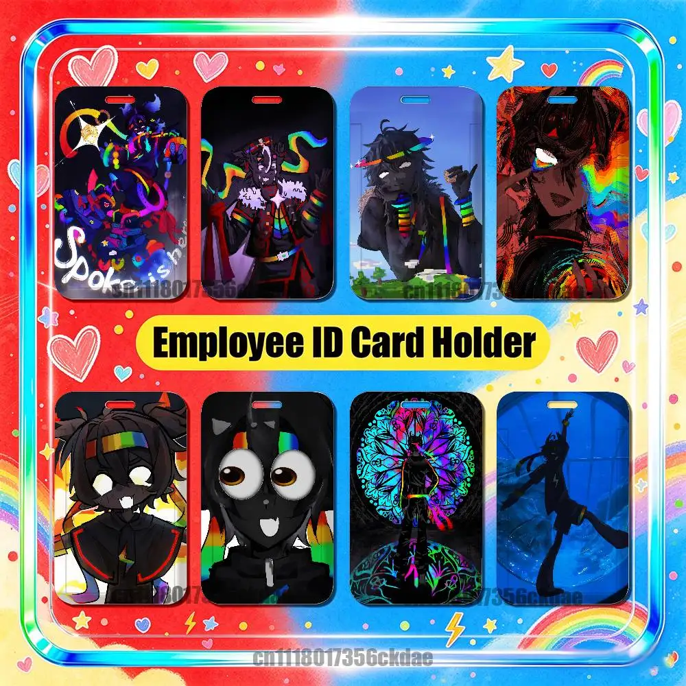 For Spokeishere Spoke Employee ID Card Holder Office Work Student Bank Credit Decoration Case Badge