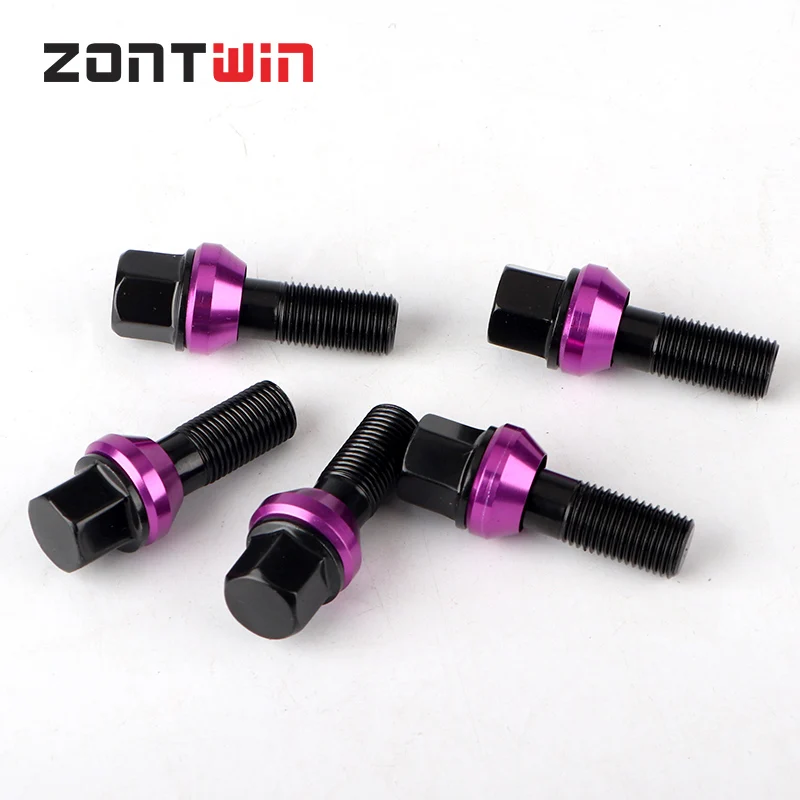 16/20Pieces Forged modified wheel eccentric bolt 5x114.3 to 5x112 M14x1.5 12x1.5 suit for VW-Golf 5/6/7 Audi-A3 A4 A5 A6 TT Benz