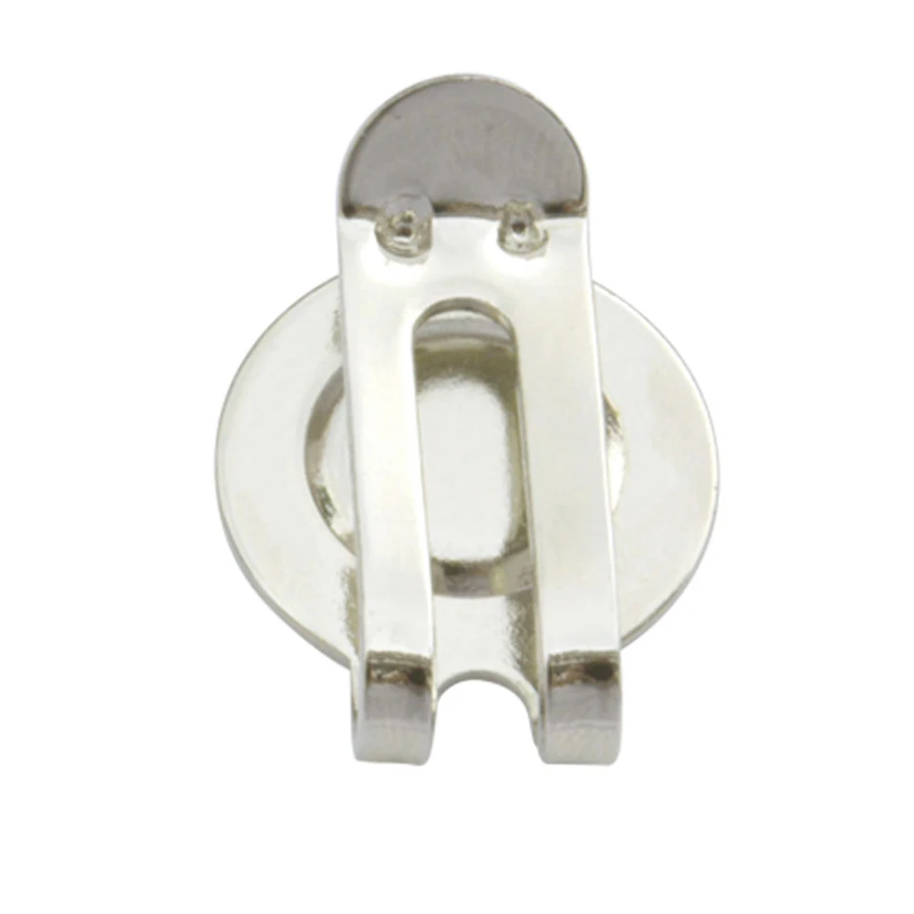 

2Pcs Stylish Rhinestone Cap Clip Ball Marker with Magnetic Alloy Base Heart Diamond Pattern Golf Accessory for Visor Belt
