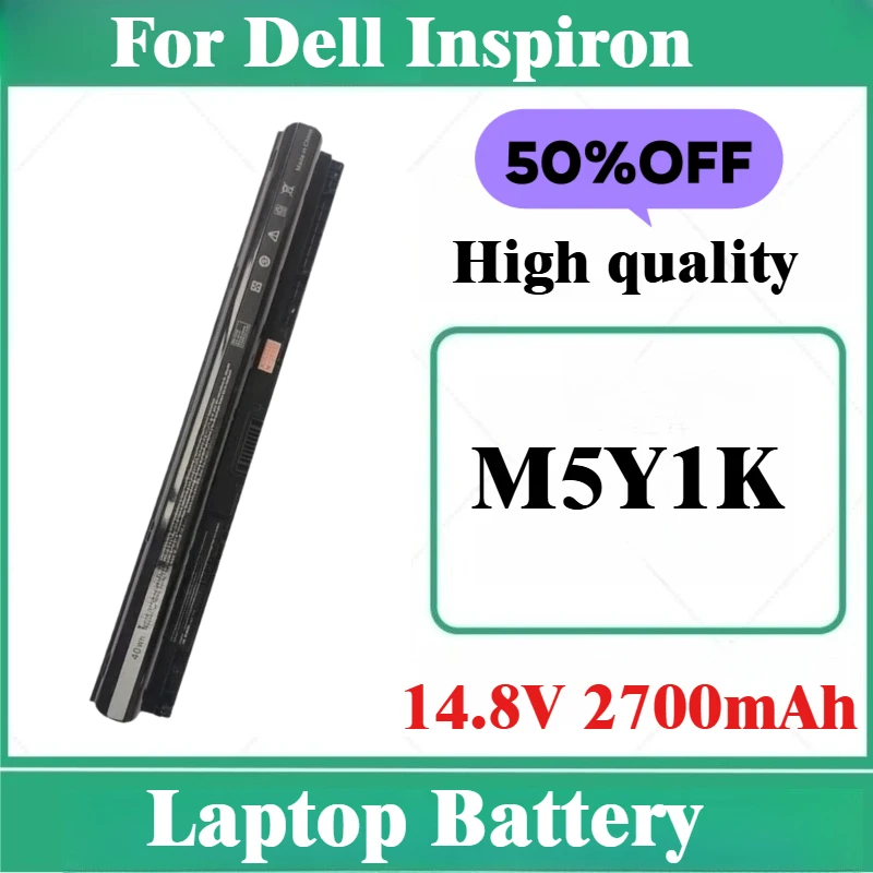 

Новый аккумулятор для ноутбука 14,8 В 2700 мАч M5Y1K для Dell Inspiron 14 15 17 5000 3000 5755 5559 3451 3558 3567 5756 5458 GXVJ3 453-BBBQ