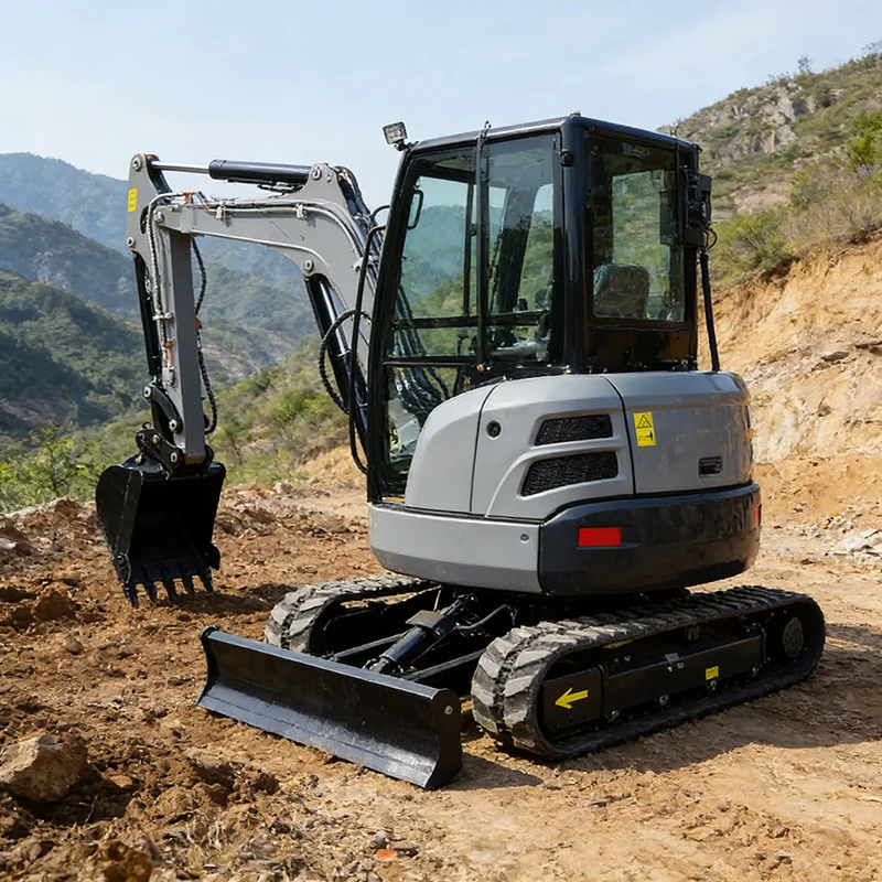 

Versatile Small Track Digger with Multi Function Joystick for Precise Attachment Control
