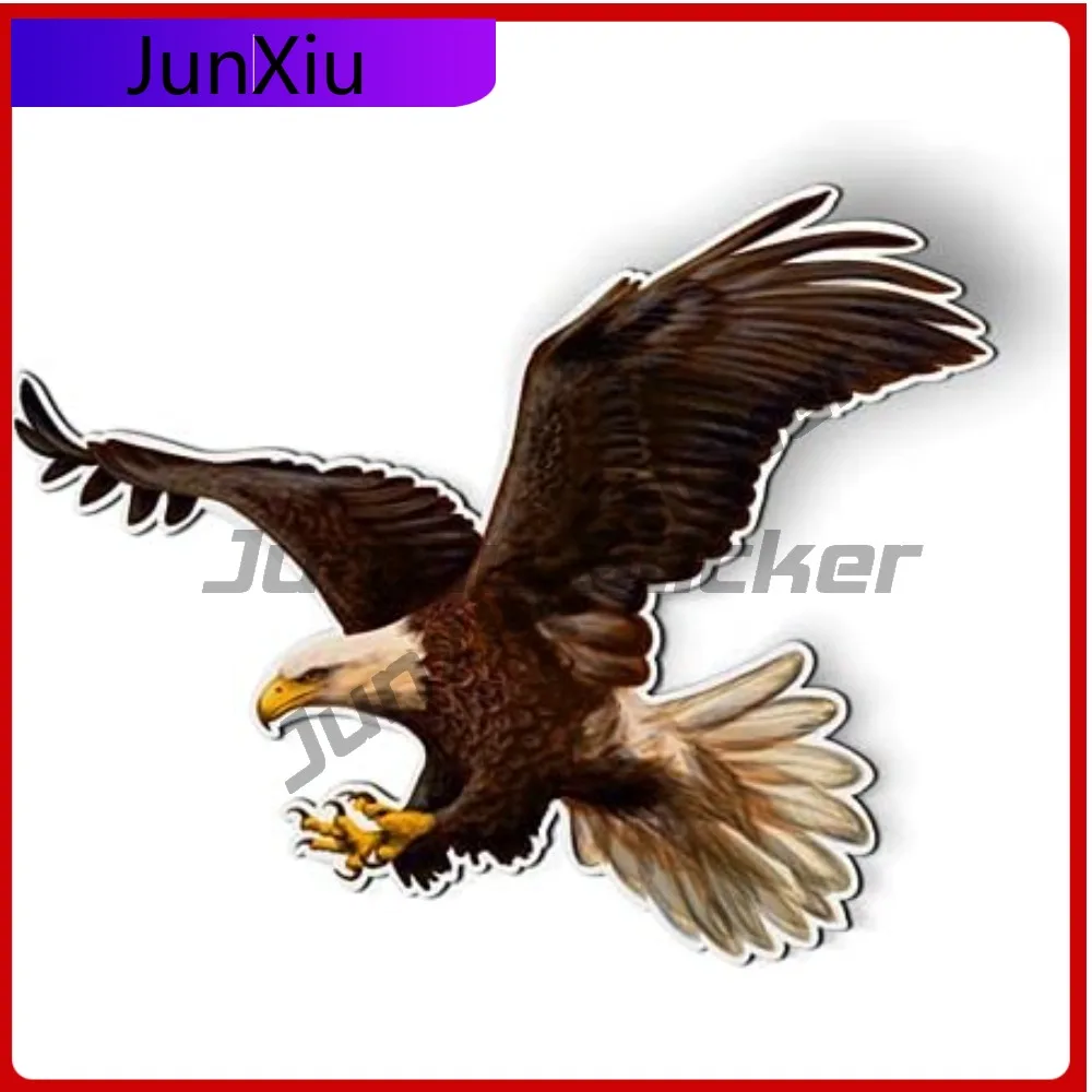 

Bald Eagle American Eye Catching Must Have Waterproof Stylish Laptop Decal Accessory Vinyl Car Window Bumper Auto Exterior