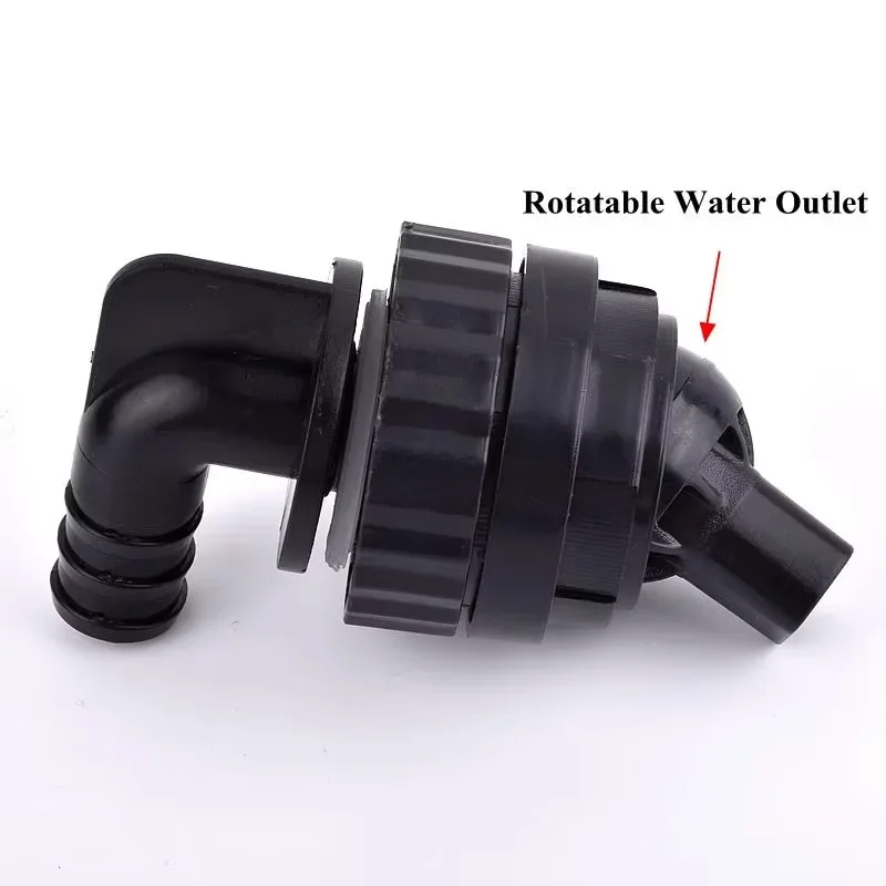 

Вращающийся выпуск воды для аквариума из ПВХ, зона перелива, выпуск воды для морского аквариума, универсальная насадка, насадка для аквариума