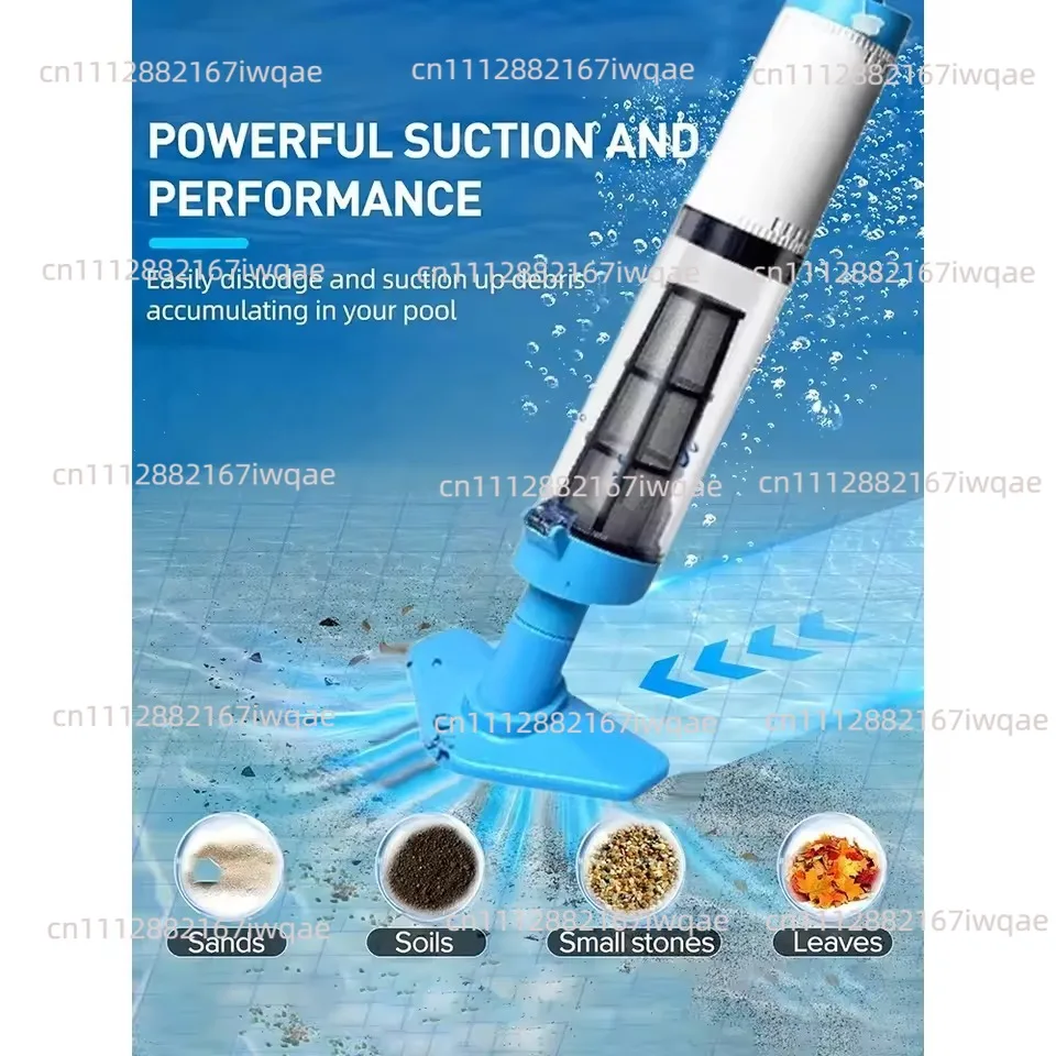 3 in 1 Cordless Rechargeable Pool Vacuum Cleaner Handheld Pool Cleaner Suitable For Spa Center Bathtub Sand Debris