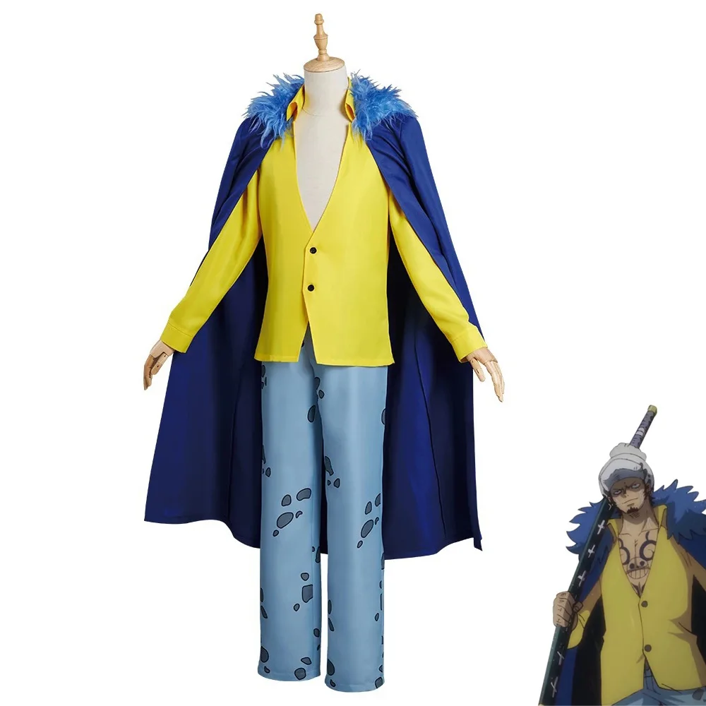 

Anime Cloth Cosplay Trafalgar D. Water Law Man Costume