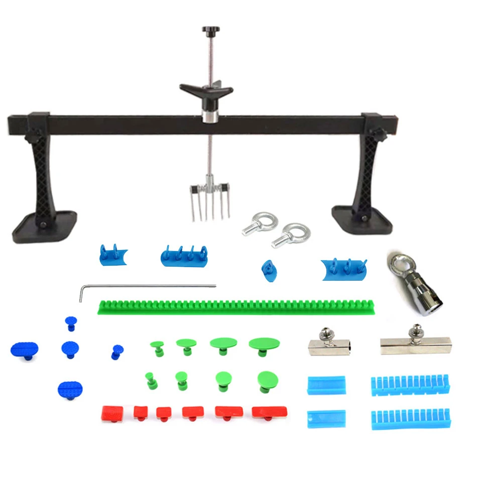 PDR King Tools Car Body Stud Spot Welder Dent Puller Set Spotter Dent Puller Welding Pulling Kit with glue tabs