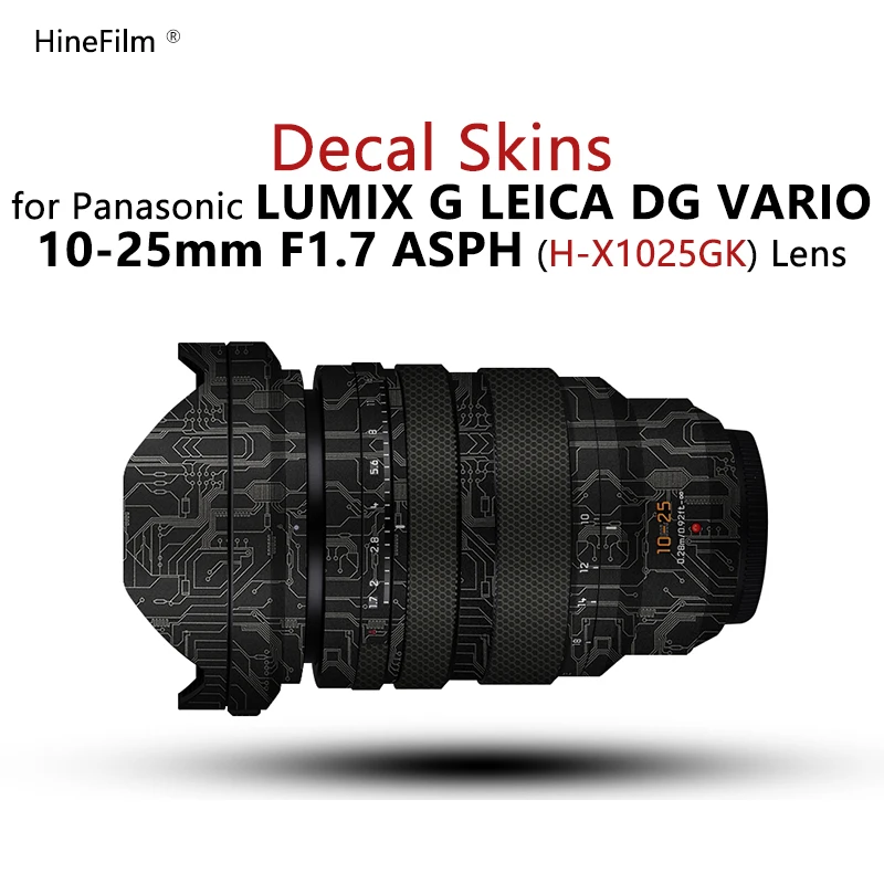 

LUMIX DG 10-25 F1.7 Decal Skin Leica 1025 Lens Wrap Cover Film For Panasonic 10-25mm F1.7 Lens Protector Coat Wrap Cover Sticker