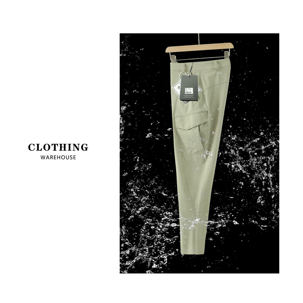 

Мужские повседневные спортивные брюки для активного отдыха, ветрозащитные, водоотталкивающие, с 3D-кроем, осенняя новинка, молодежный городской стиль